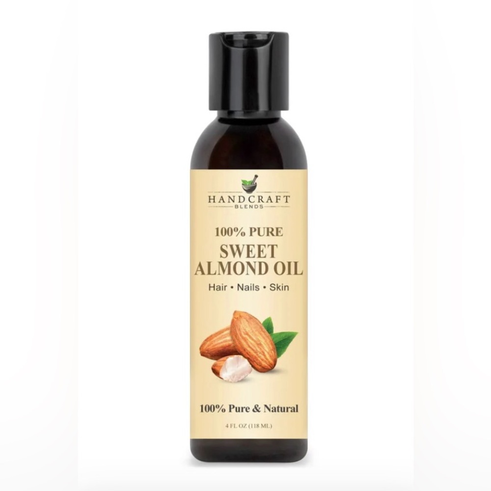 Handcraft Blends 100% Sweet Almond Oil - Carrier Oil- BRAND NEW & SEALED - 4oz